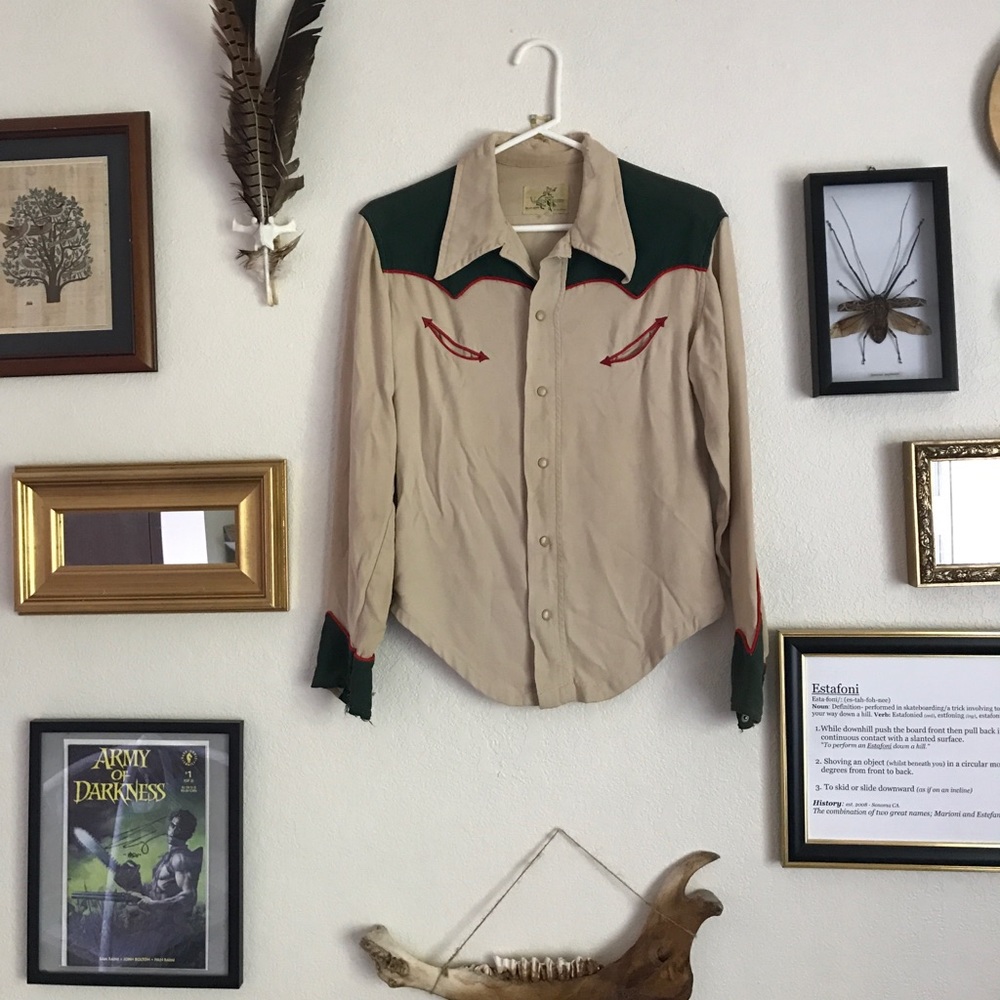 Vintage Western Ware Button Down